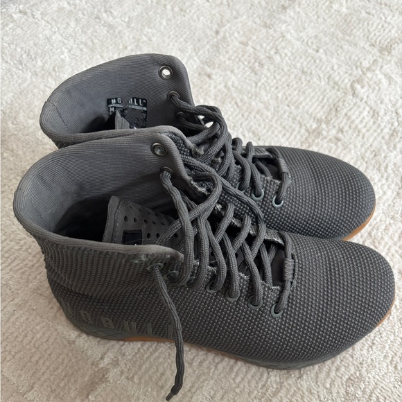 NOBULL grey gum high-top trainers - Picture 2 of 5